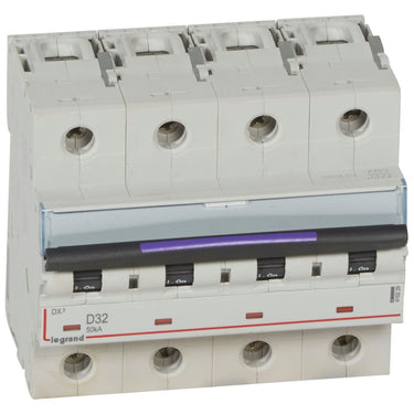DX³ MCB automatsikring D32 4pol 6M 50KA - 1