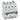 DX³ RCBO kombiafbryder C25 4pol 30mA type-F 4M 6000/6KA - 2