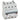 DX³ RCBO kombiafbryder C32 4pol 30mA type-F 4M 6000/6KA - 2