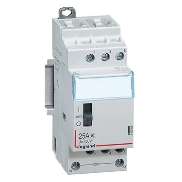 CX3 DIN kontaktor off-P 230Vac 3NO 25A 2M - 1