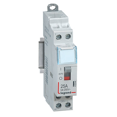 CX3 DIN kontaktor 230Vac 2NO 25A med håndtag 1M - 1