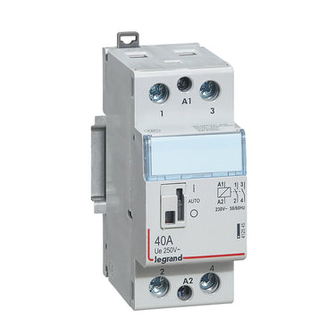 CX3 DIN kontaktor 230Vac 2NO 40A med håndtag 2M - 1