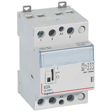 CX3 DIN kontaktor 230Vac 3NO 63A med håndtag 3M - 1