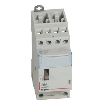 CX3 DIN kontaktor 230Vac 4NO 25A med håndtag 2M - 1