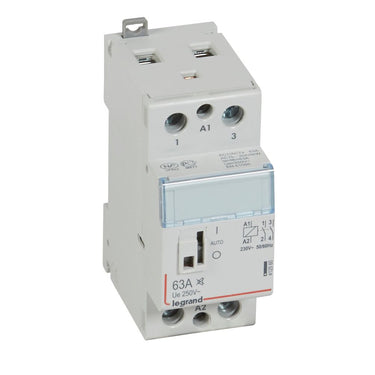 CX3 DIN kontaktor 230Vac 2NO 63A lydløs 2M - 1