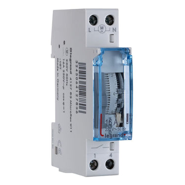 MicroRex W11 analog ugeur 16A 1-skiftekontakt 1M - 1
