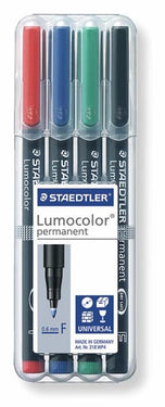 OHP-pen Lumocolor ass F 0,6mm 318WP-4 permanent - 1
