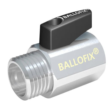 Broen Ballofix med håndtag muffe/nippel 1/2 - 1