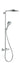hansgrohe Raindance Select S 300 1jet showerpipe med term krom - 1