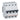 RX³ MCB automatsikring C16 3pol+nul 4M 4500A - 1
