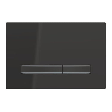 Geberit Sigma50 betjeningsplade sort krom/dyb sort - 1