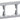 FUGA ramme Softline 63 3 modul vandret tripel stålmetallic - 1