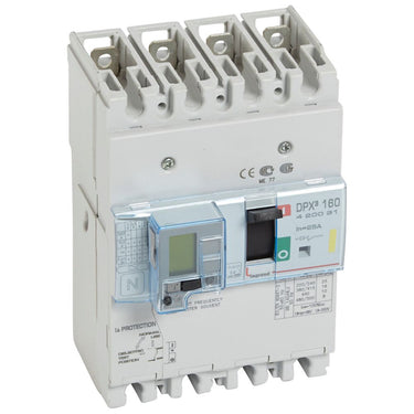DPX³ 160 maksimalafbryder termo + jordfejl 4pol 25A 16KA - 1