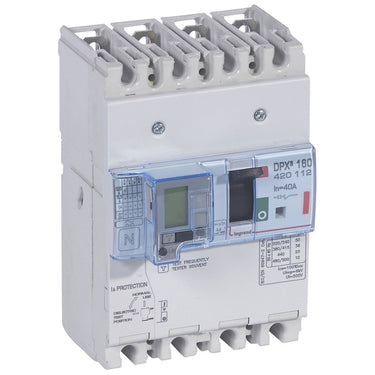 DPX³ 160 maksimalafbryder termo + jordfejl 4pol 40A 36KA - 1
