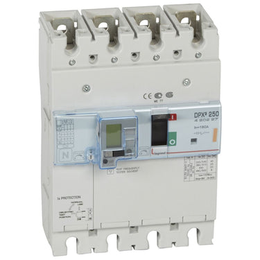 DPX³ 250 maksimalafbryder termo + jordfejl 4pol 160A 25KA - 1