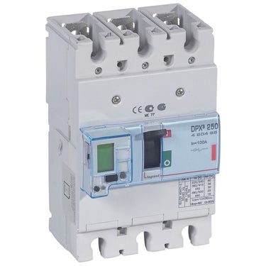DPX³ 250 maksimalafbryder elektronisk 3pol 100A 36KA - 1