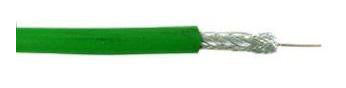 Coax Rg59 75Ohm Grøn (0.6L/3.7) 95% T500 - 1