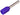 Isoleret ABIKO terminalrør KA0,25-6ETT 0,25mm² L6 Violet - 3