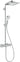 hansgrohe Crometta E 240 showerpipe EcoSmart med term krom - 1