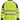 Snickers Hi-Vis sweatjakke lang lynlås kl. 2 str 2XL gul/sort - 2