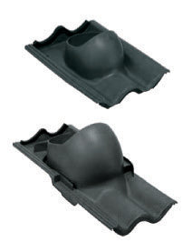 Gennemføring Betontag P-model Sort Ø160mm          Type 2 - 1