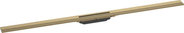 hansgrohe RainDrain Flex kappesæt til flise bruseafløb 1200 mm til fri mont./kan afkortes børstet bronze PVD - 1
