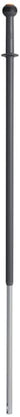 Vikan Topreguleret teleskopskaft med kliksystem 1235 - 1770mm Ø29mm grå - 1