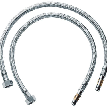 GROHE tilslutningsslange  470 forkromet 2 stk - 1
