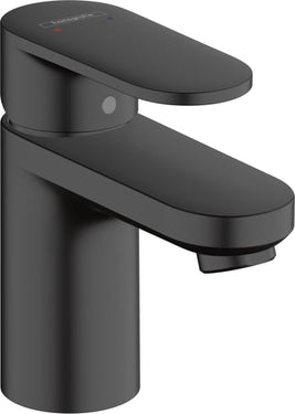hansgrohe Vernis Blend 1-grebs håndvaskarmatur 70 med løft-op bundventil mat sort - 1