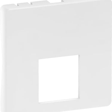 LK FUGA afdækning for Dataudtag for 1x Systimax RJ45 1 modul hvid - 1