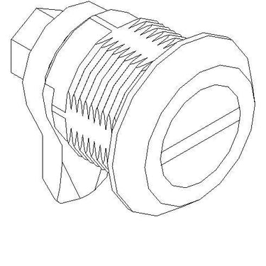 Tabula lukketøj med kærv front 220S5082 - 1
