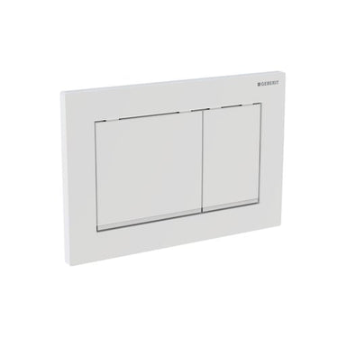 Geberit Omega30 betjeningsplade hvid/guld - 1