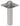 BLÜCHER tagafløb til selvfald og tagfolie lodret 280 x 280 mm Ø110 mm - 1