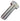 M4X12 FZB sætskrue DIN 933 8.8 - 1