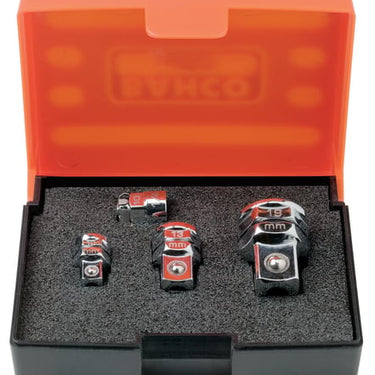 Bahco adaptersæt 10mm->1/4" indv.+udv.- 13mm->3/8" - 19mm->1/2" - 1