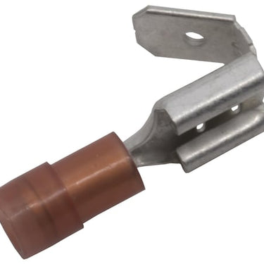 Isol. spademuffe m/afgr. A1507FLSH 0,5-1,5mm² 6,3x0,8 Rød - 1