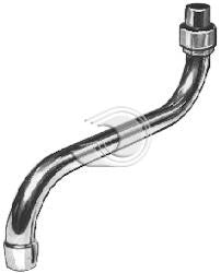 Børma Standard S-tud 400 mm krom - 1