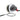 Kabelrulle med 33M 0,75MM2 sort PVC ledning - 1