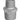 Brystnippel sort reduktion 1 x 1/2 - 1