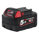 Milwaukee 18V Batteri LI-ION B5 5,0AH - 1