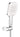 GROHE Rainshower SmartActive 130 Cube vægholdersæt 3-sprays Moon White - 1