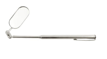 Inspektionsspejl 25x50 mm m/led og teleskopstang max L=430 mm - 1