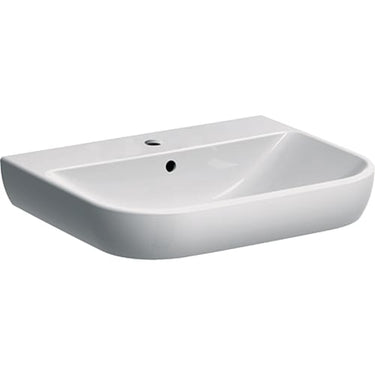 Geberit Smyle håndvask 600x165x480mm t/møbel/bolt hvid porcelæn KeraTect 500.228.01.8 - 1