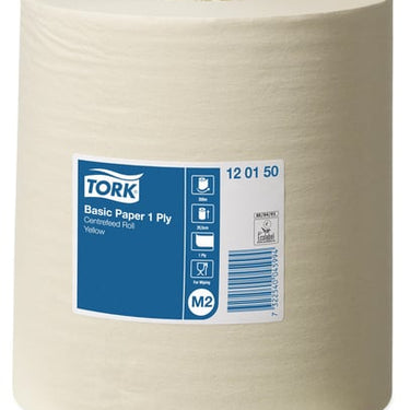 Tork Aftørringspapir Basic M2 gul 300m - 1