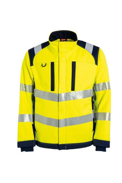 FR Softshell jakke 519595 Gul/Marine L - 1