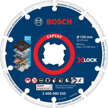 Blå Bosch skæreskive diamant metal 125MM - 1