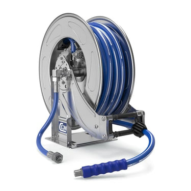 Slangeopruller (åben) AISI 304 R 3/4" udv. gevind m/15m PVC slange inkl. fødeslange - 1