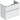 Geberit Icon vaskeskab 740 x 416 x 615 mm 2 skuffer hvid højkomprimeret trelags-spånplade mat lakeret - 1
