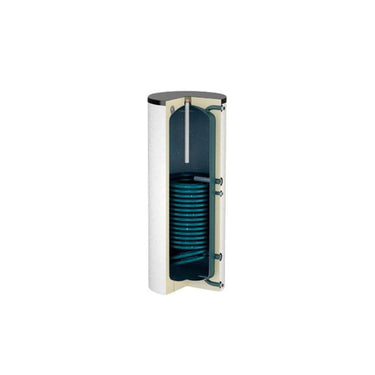 Flamco DUO HLS 300L varmtvandsbeholder med isolering hvid - 1