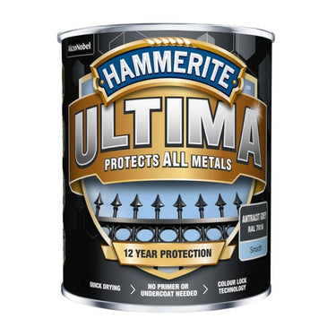 Hammerite Ultima Grå RAL7016 750ml - 1